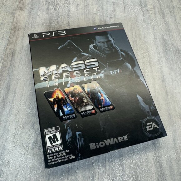 Mass Effect Trilogy Sony PlayStation 3 PS3 Complete CIB Tested Excellent - Picture 8 of 12